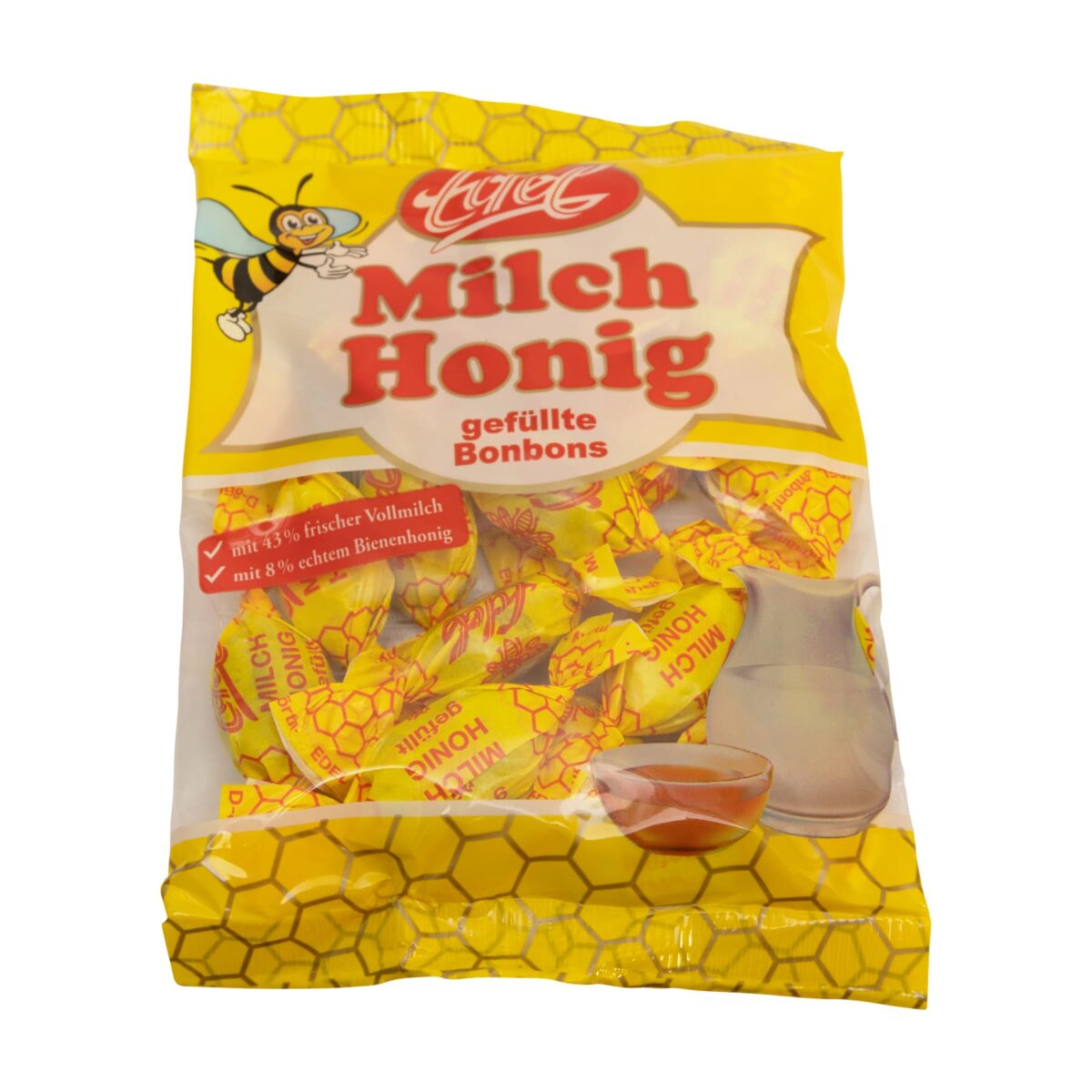 Milch Honig gefüllte Bonbons