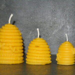 DSC_5709 Kerze- Bienenkorb-groß 80 mm x 65 mm