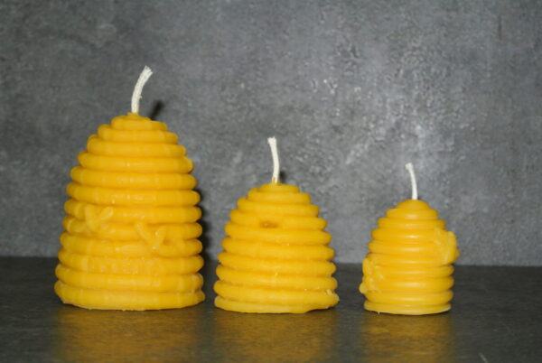 Kerze- Bienenkorb-klein 50mm x 35 mm
