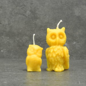 DSC_5714 Kerze- Eule groß 90 mm x 35 mm