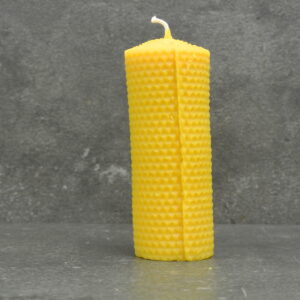 Waben-Stumpenkerze 140 mm x 50 mm