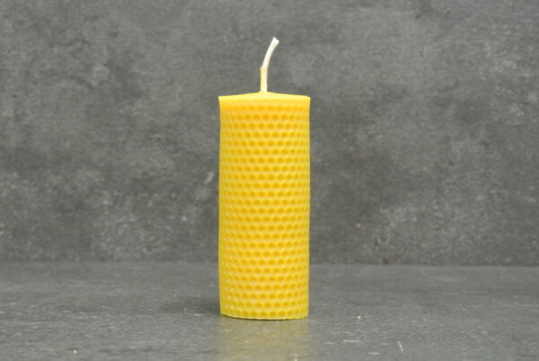 Waben Stumpenkerze 105 mm x 40 mm