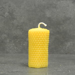 Waben-Stumpenkerze 80mm x 40 mm